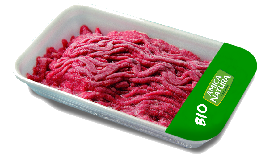 Macinato Bovino BIO Amica Natura, busta da 1 kg