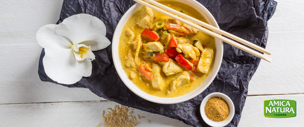 ricetta pollo al curry thailandese