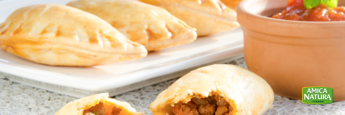 Empanadas stuffed with minced meat, the recipe