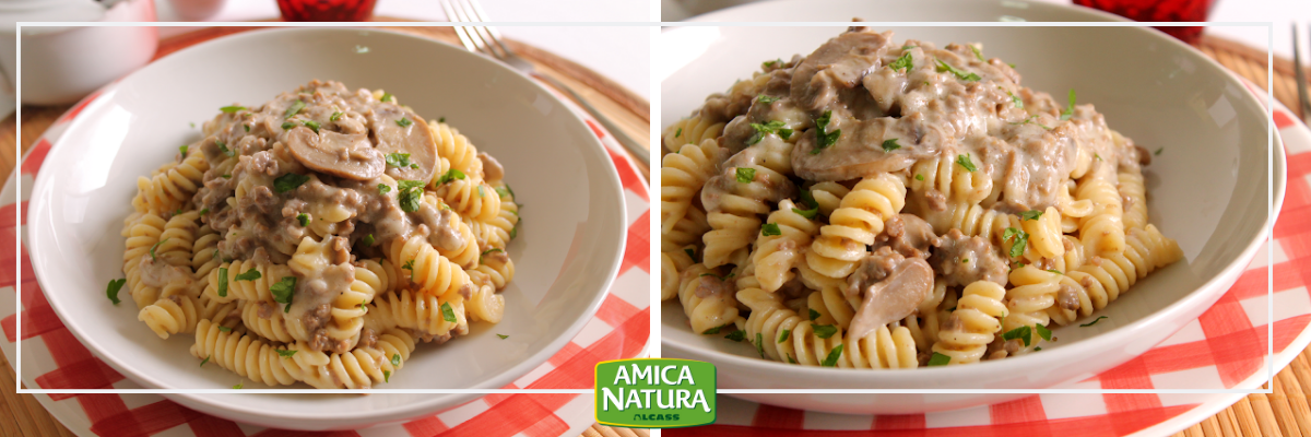 Pasta carne macinata, funghi e besciamella, la ricetta